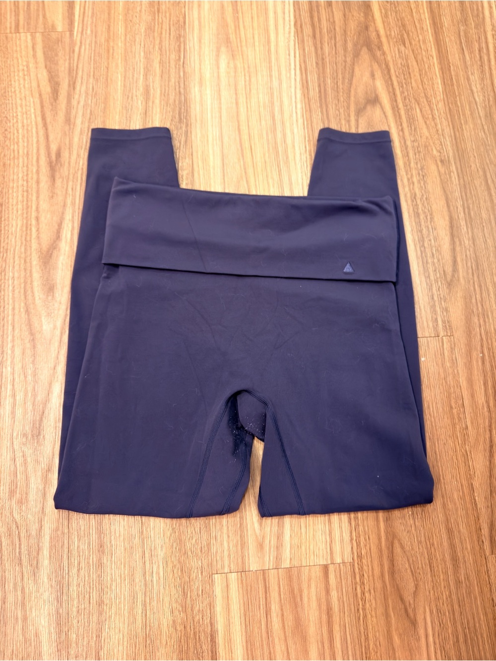 Vitality fold over legging regular length in gray size M